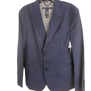 Marc by Marc Jacobs Navy Blue Lined Wool Blazer Suit Jacket Sz Large NWT $448